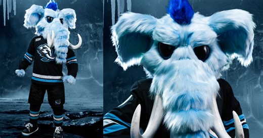 Utah Mammoth announce their first-ever team mascot: 'Tusky,' the blue, mohawked behemoth