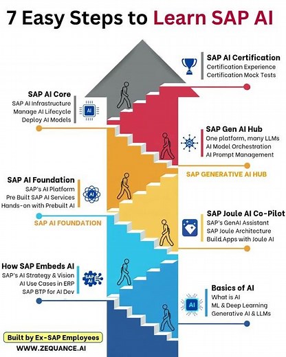 ✅ 7 Easy Steps to Master SAP Artificial Intelligence #sapai #SAPAITraining #SapGenerativeAI