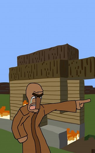 Funny Minecraft Burning House Meme Compilation
