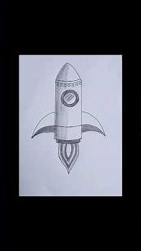 How to Draw a Rocket. How to draw a rocket for beginners. Basic rocket drawing tutorials. #Rocket