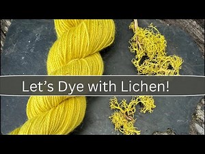 How to Make a Natural Dye Using Lichens