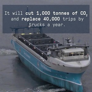 89K views · 227 reactions | Yara Birkeland will be the world's first fully electric and autonomous container ship, with zero emissions. Learn how it can replace 40.000 trips by diesel-powered trucks a year. | Kongsberg Gruppen | Facebook