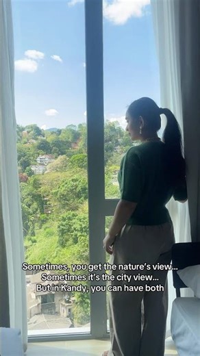 You can get city view and nature view in Kandy #shorts #srilanka #travelshorts #goviral #travelvlog