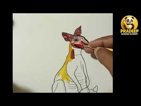 Easy Simple Kangaroo Drawing 🦘 | Step by Step Tutorial for Beginners | Subscribe #shorts