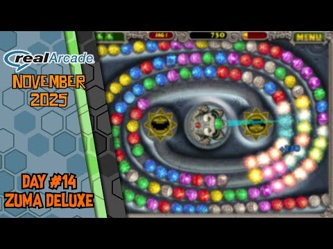 RealArcade November 2025 Day #14 | Zuma Deluxe (Adventure) - All Stages