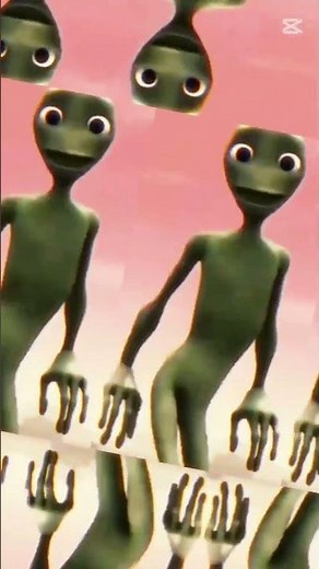 Dancing Green Alien Dance