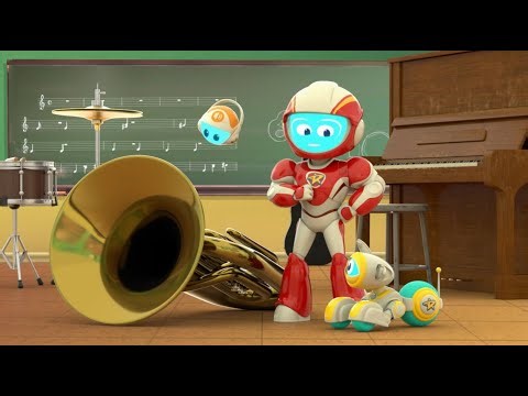 Roger's Tuba Trouble | Space Ranger Roger | Cartoons for kids