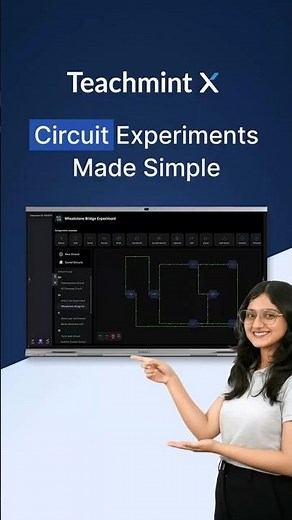 Digital Board for Teaching with EduAI Circuit Feature | Teachmint X