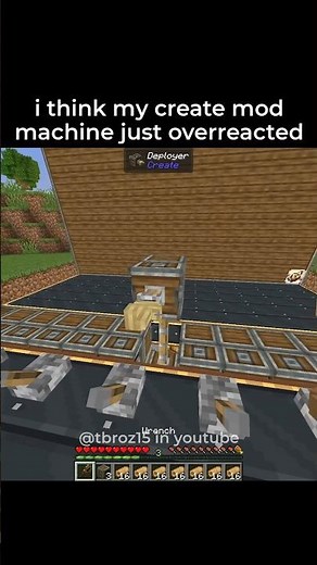 i think my machine just overreacted in minecraft create mod