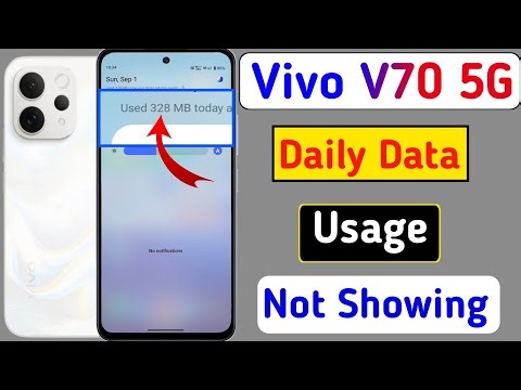 Vivo v70 5g mobile daily data usage not showing ! vivo mobile mein daily ka data kaise dekhen