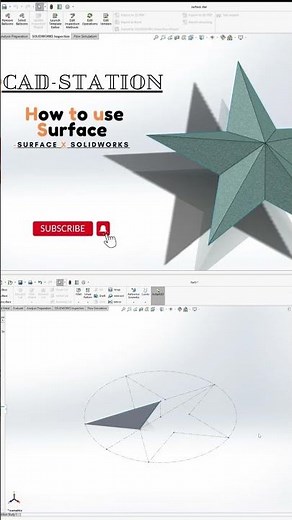 Surface modelling in solidworks || #shorts
