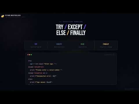 Python Masterclass #10: File Handling & Error Management – Building Resilient Apps