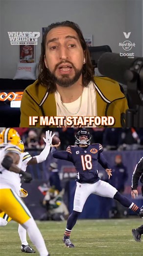 “If Matt Stafford retires, Caleb will enter next year the best quarterback in the NFC.” @getnickwright is all-in on Caleb Williams #nfl #football #sports | What's Wright? with Nick Wright