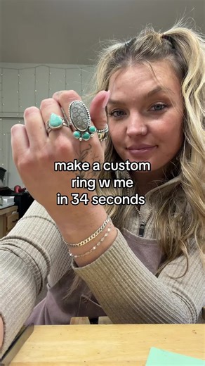 Custom Turquoise Jewelry Ring Making Process