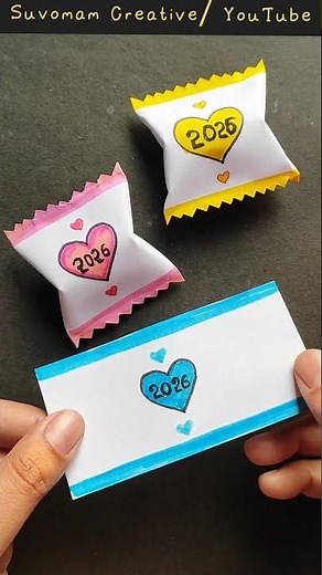 New Year Chocolate | Happy New Year craft idea | New Year Gift | #shorts #youtubeshorts #diycrafts