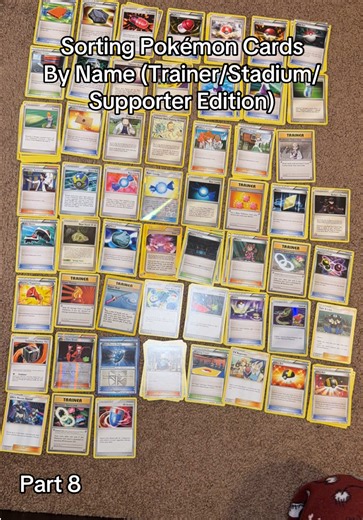 Sorting Pokémon Cards: Supporter Edition Explained
