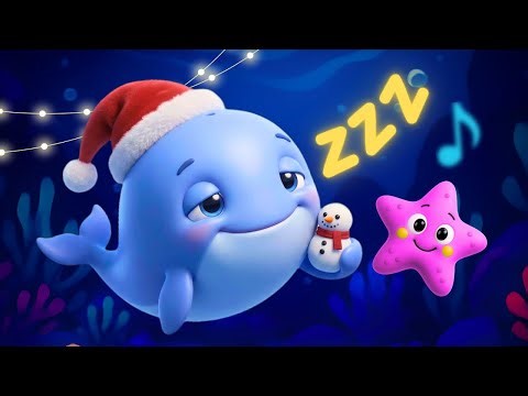 Baby Sleep Instantly 🎅💤 Christmas Lullaby & Silent Night 🎄 Calming Undersea Animation