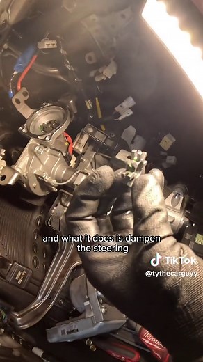 Toyota Camry Steering Dampener $300~$400 repair. Fixes that “click click” noise a common issue on these vehicles. *Now Accepting Inquiries - this is not a tutorial we do our best to include each step! #mobilemechanic #mechanic #mechaniclife #cars #toyota #camry #toyotacamry #fyp #foryou #Carsoftiktok #carsdaily #steering #mechanicsoftiktok