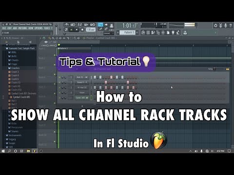 How to Show All Channel Rack Tracks in FL Studio - Tips and Tutorial