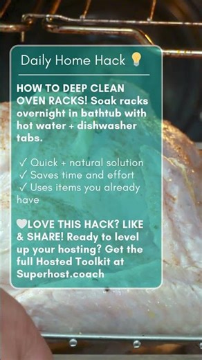 Daily Home Hack 💡| How to Deep Clean Oven Racks