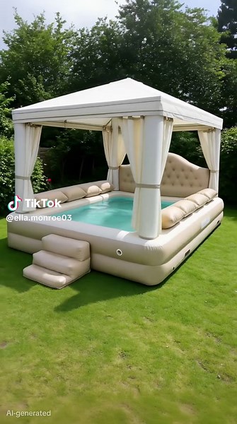 Inflatable Bed Pools: Summer Chill Experience