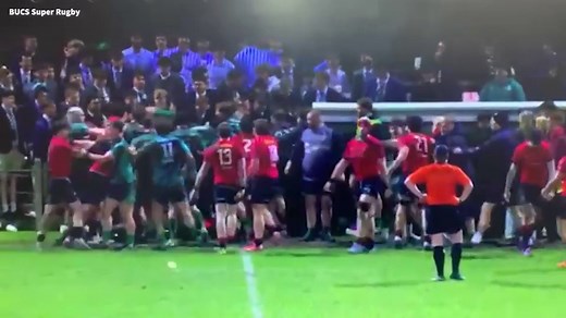 Video shows Swansea v Cardiff Uni mass brawl as furious referee refuses to continue