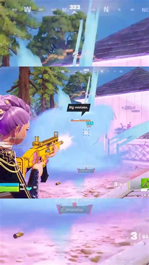 Golden Rumi VS Bigfoot! #fortnite #shorts