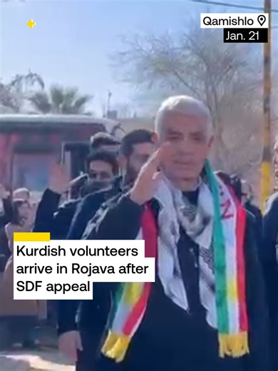 Kurdish Volunteers Arrive in Qamishlo to Support Rojava