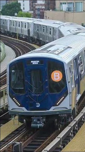 Kawasaki R211A on the B Line — NYC’s Next-Generation Subway Fleet #subwaytrain #r211