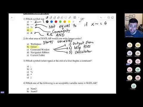 MATLAB - Exam #1 Review