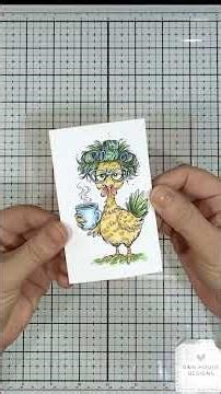 Copic Coloring + Sass = One Cluckin’ Cute Card ☕🐓