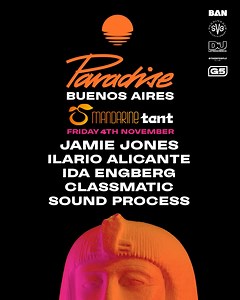 1.1K views · 376 reactions | So excited to bring the magic of paradise to South America - Buenos Aires.. 4th November … here we come! Paradise Official  Tickets - https://venti.com.ar/evento/paradise-buenos-aires-x-svg-pres-jamie-jones | Jamie Jones | Facebook