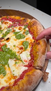 367K views · 5.7K reactions | Mozzarella sliced thicc Try my easy same day dough recipe, it’s the pinned post on my page! DM me your pizza pics to be featured in my stories Subscribe to my Patreon for step by step tutorials of my home-oven-pizzas離Link in bio #pizza #food #asmr #mukbang #recipe | pizzofart | Facebook