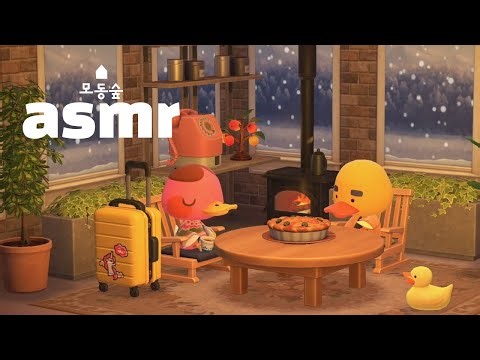 [Animal Crossing ASMR] 🦆A Day Off for the Ducks 🌨 | with Drake & Scoot