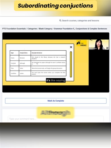 Essential Grammar Rule for Achieving PTE 50