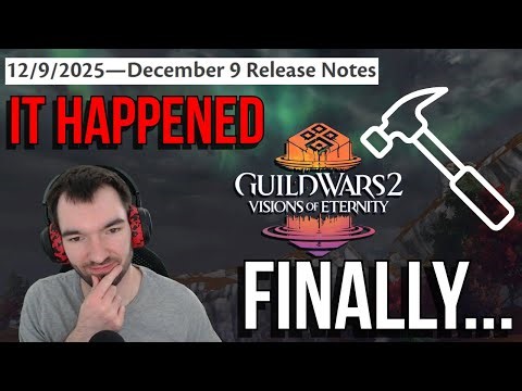 The Nerf Hammer Hits HARD - GW2 VoE Balance Patch December 2025 [READ Pinned Comment]