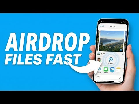 iPhone How To Airdrop