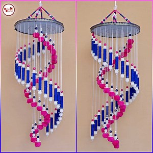 10K views · 422 reactions | Beautiful !! Wool Wind Chime Making at Home || DIY Jhumar Banane ka Tarika youtube.com/Kishancreation | Kishan creation | Facebook