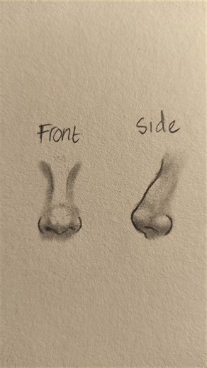 How to draw nose✨ #drawing #howtodraw #tutorial #nose #art