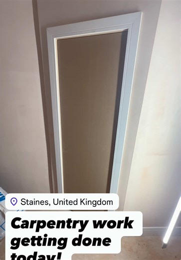 New skirting and door frames fitted today #carpentry #skirting #doors #builder #construction