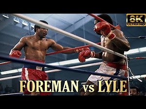 George Foreman vs Ron Lyle | KNOCKOUT Boxing Fight | 4K Ultra HD
