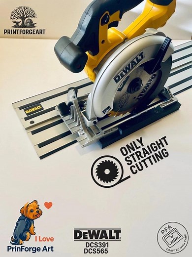 Dewalt DCS391/DCS565 Circular Saw Guide Rail Adapter: Straight Cuts - Etsy