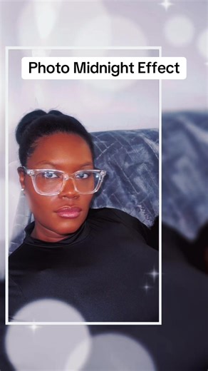 Midnight Photo Effect Trend How to: 1. Enter midnight photo effect in search bar 2. Choose first effect (screen will get real dark) 3. At bottom of screen, choose All Effects 5. Search for midnight trend again but choose chrysalis effect 6. Choose