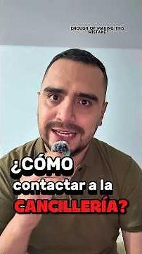 ¿Cómo contactar a la Cancillería colombiana para el trámite de tu visa colombiana?