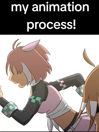 My animation process for my latest Tachyon Umamusume animation... Oh and jungle pocket and dantsu flame are there too. I usually don't show my process because I'm insecure about how messy it is but honestly I'm way too proud of this animation to not see a before and after like this. It gives me a little extra confidence in my abilities seeing my messy sketches turn into fully fledged and fully rendered scenes! Anyways if you're interested in the actual animation go to my previous video hehe.... 