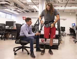 Power walk: Engineers develop powered exoskeleton to help amputees walk with less effort
