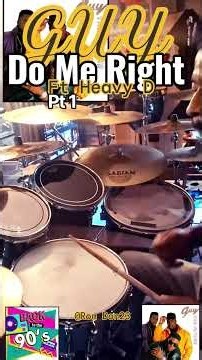 @GuyVEVO Do Me Right ft Heavy D #newjackswing #yt #coversong #rnb #hiphop #shorts #drums #90s