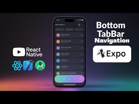 Custom Bottom TabBar in React Native Expo Router | Tab Navigator for Beginners | Expo Route
