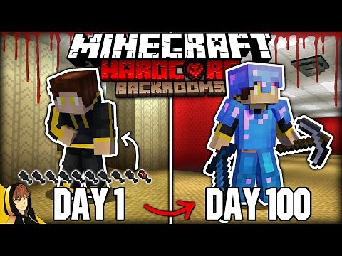 I Survived 100 Days in The Backrooms in Minecraft... Here's What Happened!