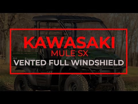 How to Install SuperATV's Vented Windshield on the Kawasaki Mule SX